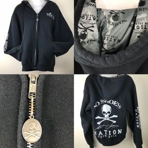 Kenny Chesney No Shoes Nation black Hoodie sz s